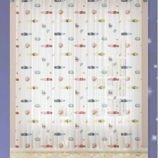 Tenda Pannello Velata Con Borchie Disney Personaggio Cars Misura 140x280cm Tenda Pannello Velata Con Borchie Disney Personaggio Cars Misura 140x280cm
