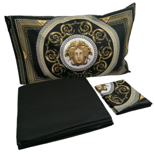 Completo Coppia Lenzuola Letto Matrimoniale Marta Marzotto Barocco Made In Italy