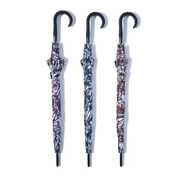 Ombrello Donna Lungo Gallotti 8312 Con Apertura Automatica Stampa Floreale In Pongee Ombrello Donna Lungo Gallotti 8312 Con Apertura Automatica Stampa Floreale In Pongee