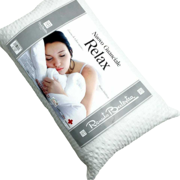 Cuscino Guanciale 50x80cm Renato Balestra Anallergico Ortopedico 100% Cotone