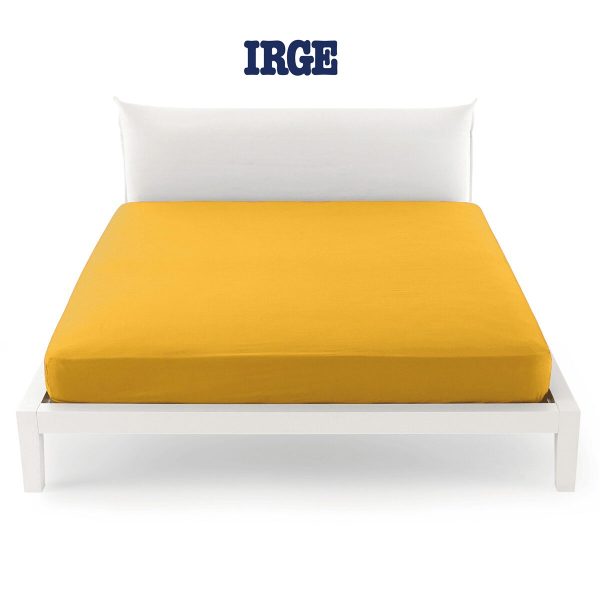 Lenzuolo Sotto Con Angoli Maxi Irge In Tinta Unita Letto Singolo Matrimoniale 100% Cotone