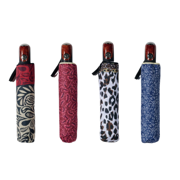 Ombrello Pieghevole Gallotti 7023 Con Apertura Automatica In Pongee Per Donna Ombrello Pieghevole Gallotti 7023 Con Apertura Automatica In Pongee Per Donna