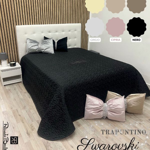 Trapuntino Copriletto Renato Balestra Swarovski Letto Matrimoniale Made In Italy Trapuntino Copriletto Renato Balestra Swarovski Letto Matrimoniale Made In Italy