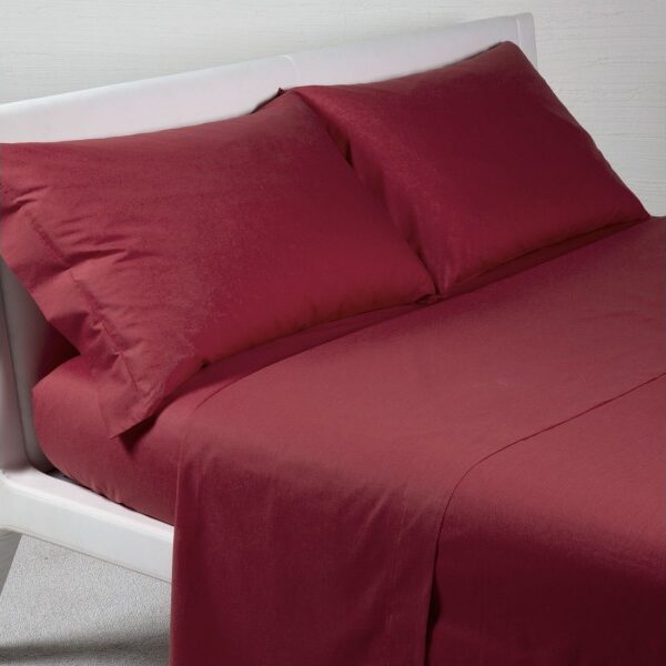 Lenzuolo Sopra Onirika Letto Singolo In Tinta Unita 100% Cotone