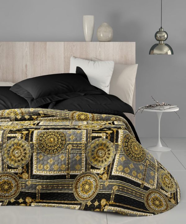 Copriletto Trapuntato Tema Musicale - 170x230 Cm, Poliestere, Design Hipster