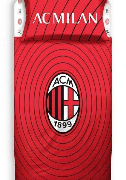 Set Completo Lenzuola Completo Letto Singolo Prodotto Ufficiale A.C. Milan