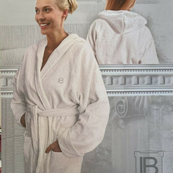 Accappatoio Laura Biagiotti Uomo Donna Con Cappuccio In Spugna 100% Cotone