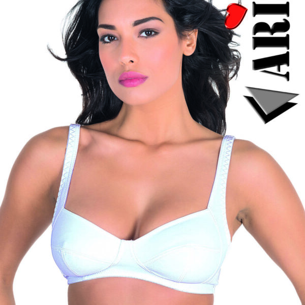 Reggiseno Donna Intimo Aris “Manuela” In Microfibra Coppa C Senza Ferretto