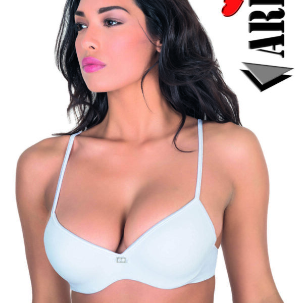 Reggiseno Donna Aris “Ilaria” In Microfibra Coppe In Raso Coppa B Con Ferretto