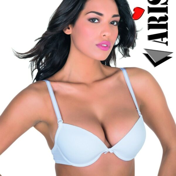 Reggiseno Donna Aris “Patrizia” Preformato In Microfibra Con Ferretto Coppa B