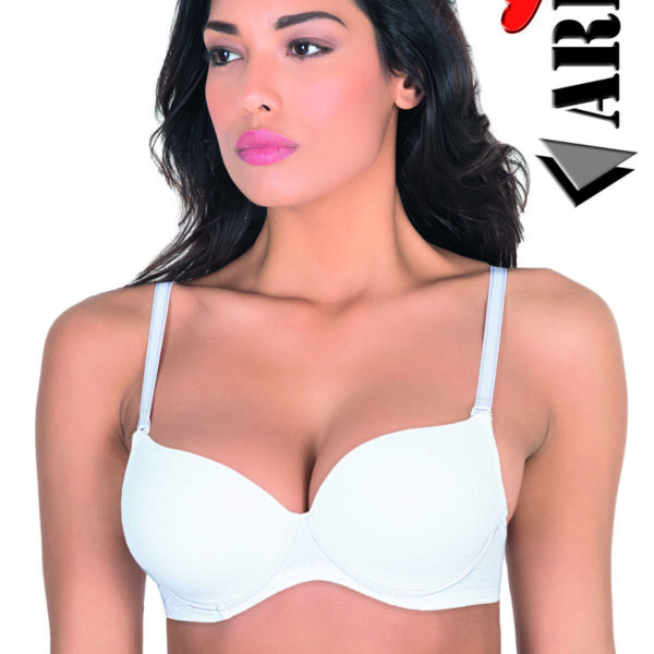Reggiseno Donna Aris “Loriana” In Microfibra Coppe In Pizzo Coppa B Con Ferretto