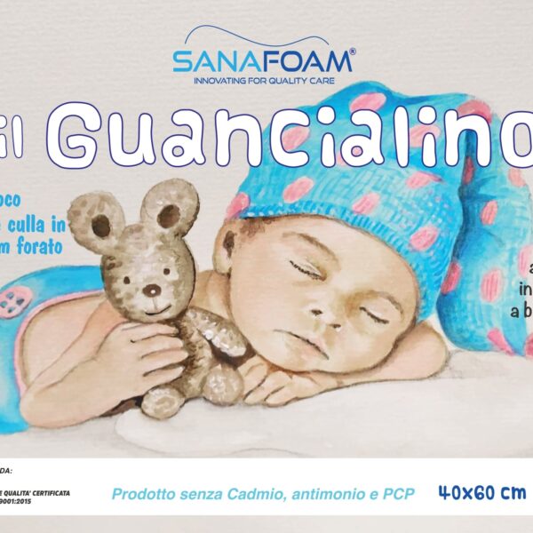 Cuscino Guanciale Lettino E Culla Guancialino Antisoffoco Memory Bambino Neonato