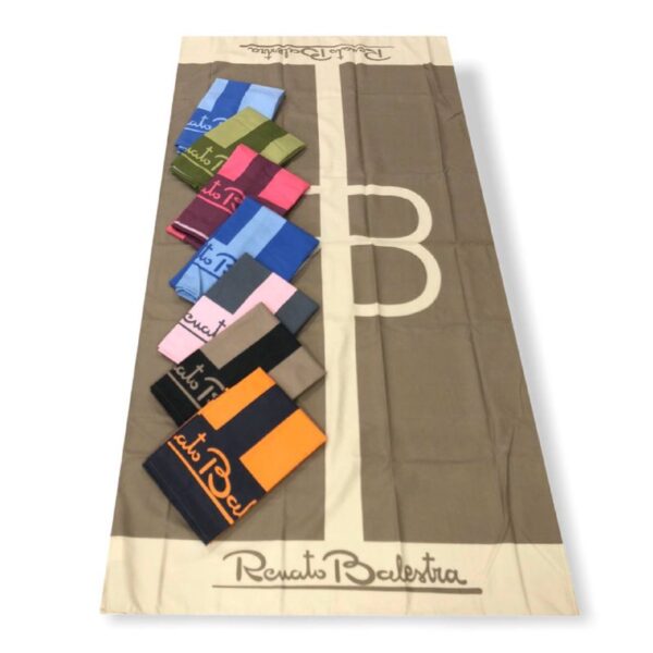 Telo Mare Spiaggia Piscina In Microfibra Stampato Renato Balestra Misura 90×170