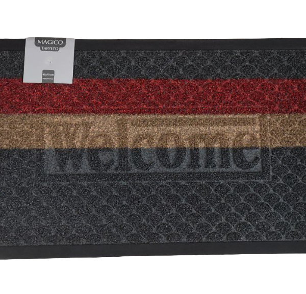 Tappeto Zerbino Per Ingresso Arredo Casa Con Fondo Gommato Rettangolare 45×75 cm Tappeto Zerbino Per Ingresso Arredo Casa Con Fondo Gommato Rettangolare 45×75 cm