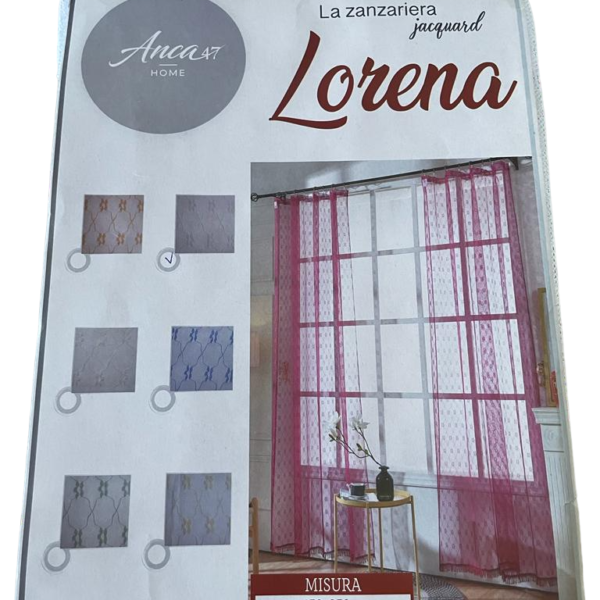 Tenda Zanzariera Per Porta Finestra Fantasia Floreale Misura 150×250 cm In Jacquard
