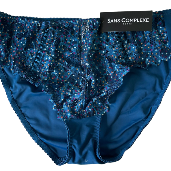 Sans Complexe Biancheria Intima Slip Midi Arum Mosaic Lingerie Pizzo Floreale