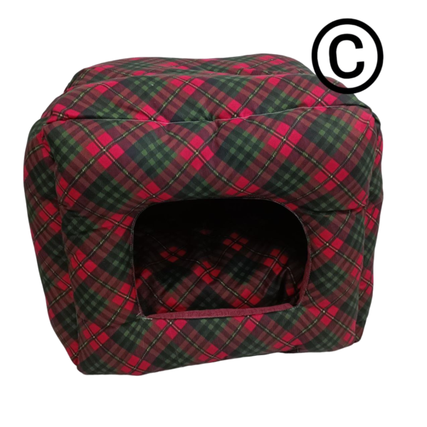 Cuccia Lettino Morbida Per Animali 57x37x37 Cm Chiusa Con Cuscino Estraibile