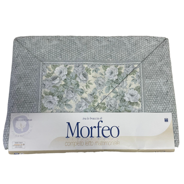 Lenzuola Completo Letto Matrimoniale Morfeo In Puro Cotone 100% Made In Italy