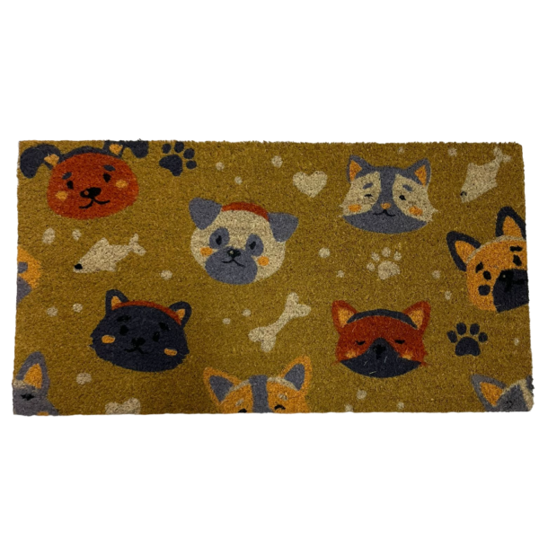 Zerbino Tappeto Velcoc “Candy” Da Ingresso 40×75 Cm Cocco Naturale Stampato Zerbino Tappeto Velcoc “Candy” Da Ingresso 40×75 Cm Cocco Naturale Stampato