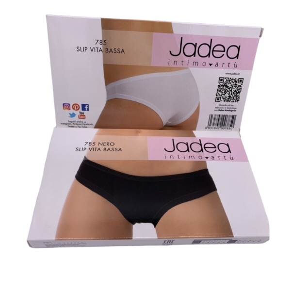 Slip A Vita Bassa Donna Jadea 3/6 Pezzi In Morbido Cotone Modal Elasticizzato