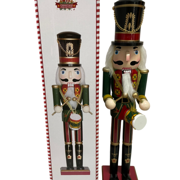 Schiaccianoci In Legno Decorazione Natalizia Natale Preziosa Home Altezza 42 Cm