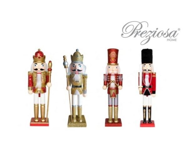 Schiaccianoci In Legno Decorazione Natalizia Natale Preziosa Home Altezza 30 Cm