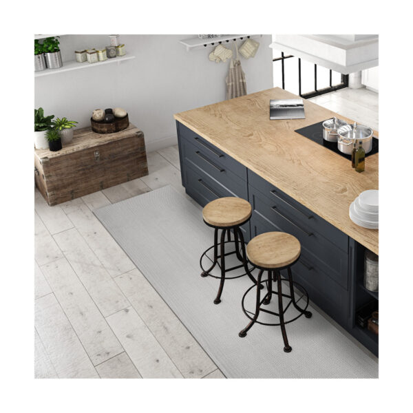 Tappeto Al Metro Passatoia Cucina Antiscivolo “Zen” Effetto Rattan Made In Italy