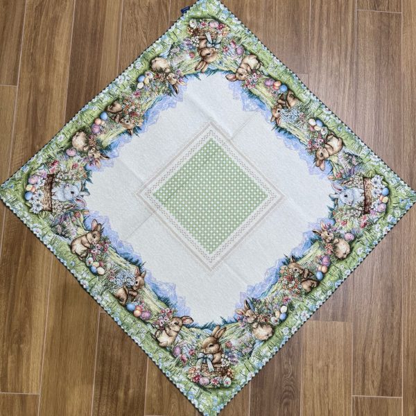 Centrotavola Vingi Pasqua In Gobelin Centro Pasquale Arredo Casa 93x93Cm Centrotavola Vingi Pasqua In Gobelin Centro Pasquale Arredo Casa 93x93Cm