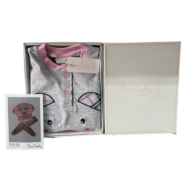 Pigiama Bimba Bambina Pierre Cardin Manica Lunga Primaverile In Cotone