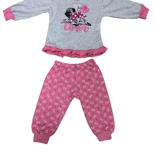 Pigiama Neonata Primero Bimba Manica Lunga In Cotone Da 9 A 30 Mesi