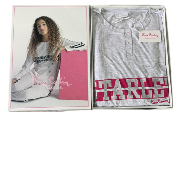 Pigiama Ragazza Sottodonna Manica E Pantalone Lungo Pierre Cardin Cotone Estivo