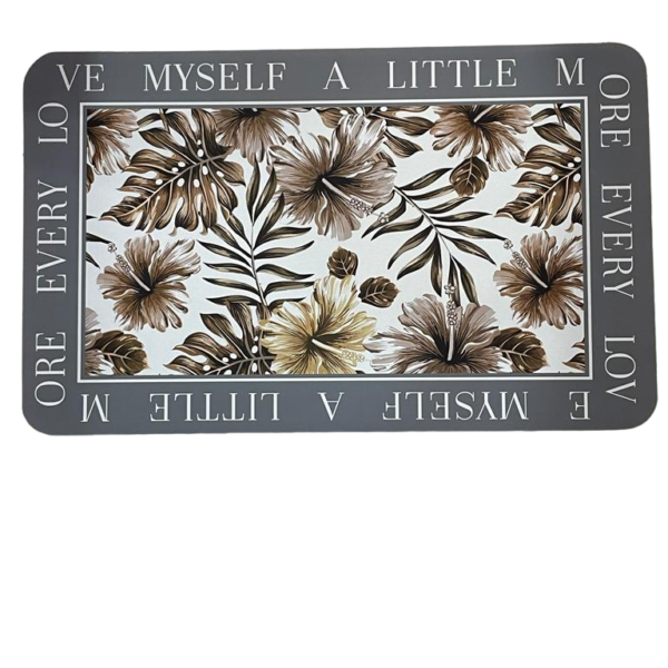 Tappeto Tappetino Da Bagno In Gomma Multiuso Antiscivolo Assorbente 50×80 cm