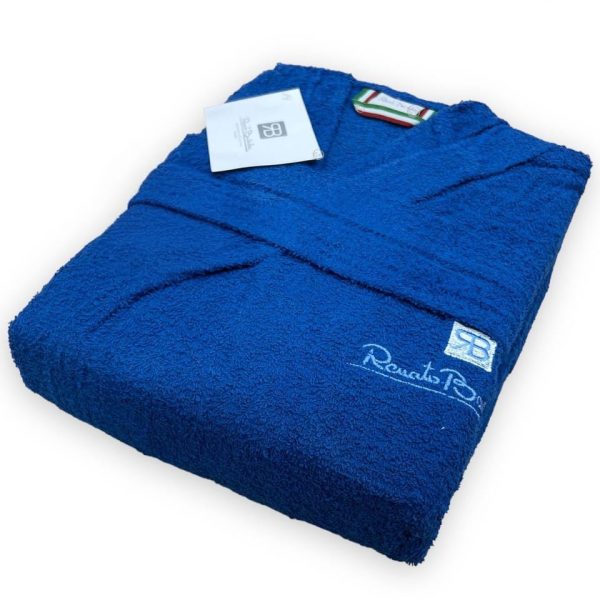 Accappatoio Con Cappuccio In Spugna Cotone Renato Balestra Oversize Calibrato Accappatoio Con Cappuccio In Spugna Cotone Renato Balestra Oversize Calibrato