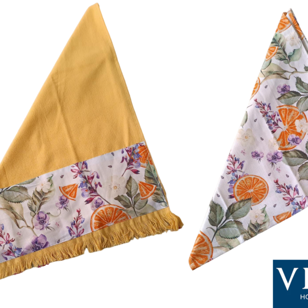 Set 2 Strofinacci Cucina Vingi Asciugapiatti In Stampa Digitale 100% Cotone