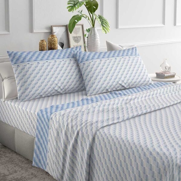 Completo Lenzuola Letto Irge Cotone Singolo Matrimoniale Piazza e Mezza