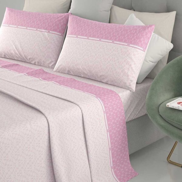 Lenzuola Completo Irge Letto Singolo Matrimoniale Piazza e Mezza In Cotone Italy