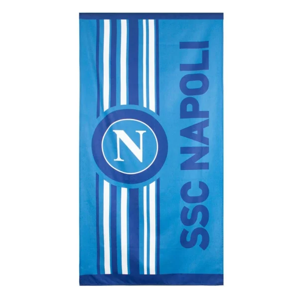 Telo Mare S.S.C Napoli Prodotto Ufficiale 80X160 Cm In Morbida Microfibra