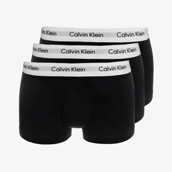 Boxer Calvin Klein Uomo Tri-Pack Nero 3 Pezzi Underwear Intimo