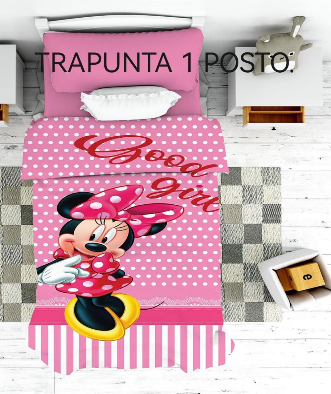 Trapunta Piumone Invernale Disney Minnie Bambine Letto Singolo 170x260 cm –  Italia Magazzini