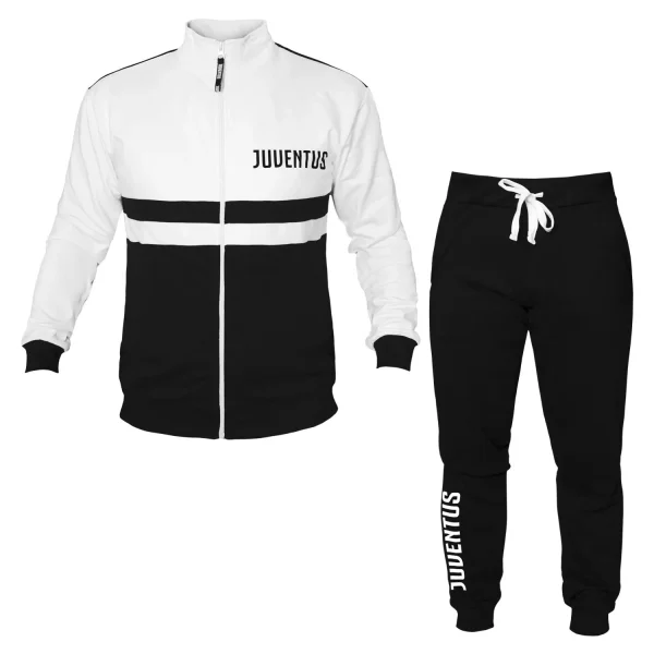 Tuta Uomo Felpata Casa F.C. Juventus Prodotto Ufficiale Felpa Con Zip Con Logo