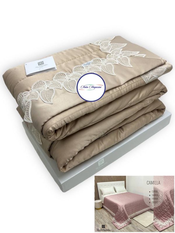 Trapuntino Matrimoniale Banzaii 250x260 Cm | Microfibra Anallergica Made In Italy - Foto 6