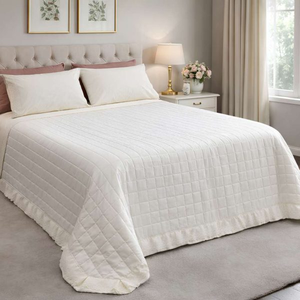 Trapuntino Copriletto Renato Balestra Margherita Matrimoniale Made In Italy