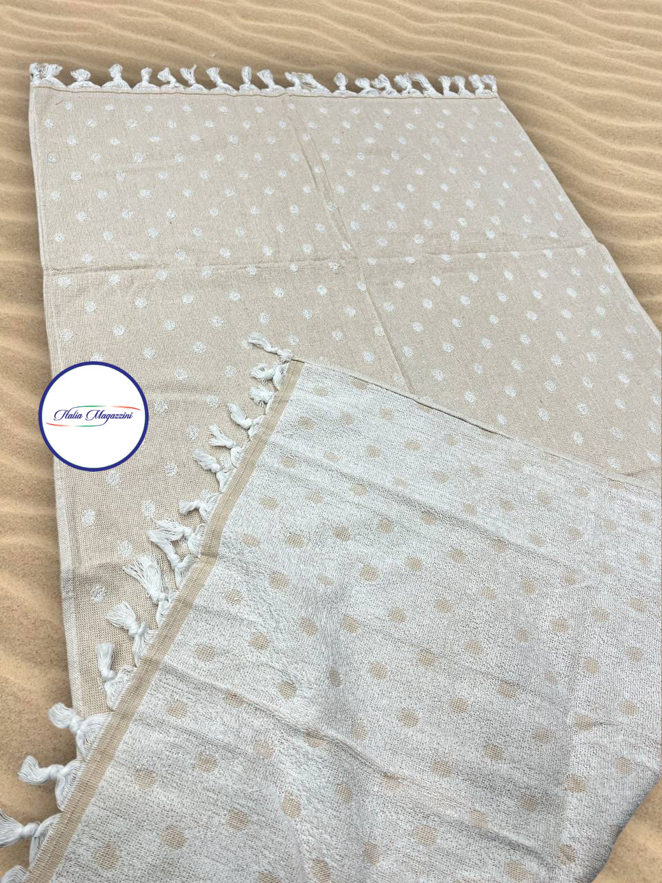 Telo Mare Fouta Prugna 100x200 Cm - 100 % Cotone - FOUTA TUNISIA - 11