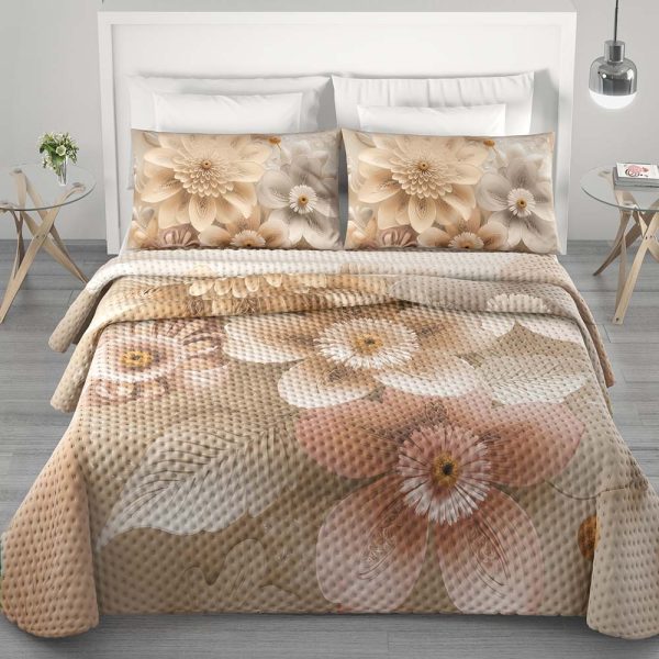 Copriletto Trapuntato Letto Matrimoniale Irge “Sailor” In Stampa Digitale