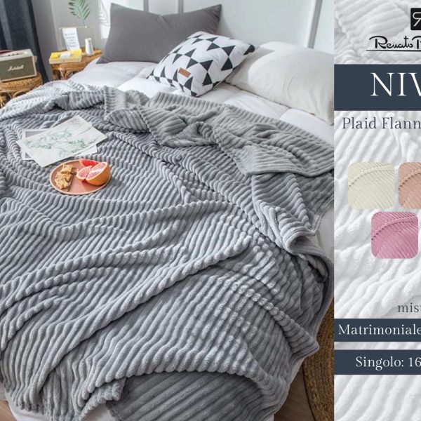 Coperta Plaid Invernale Renato Balestra “Nives” In Flannel Coral Diverse Misure Coperta Plaid Invernale Renato Balestra “Nives” In Flannel Coral Diverse Misure