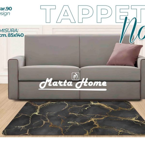 Tappeto Scendiletto Da Camera Marta Marzotto Antiscivolo Fantasia Marmorizzata