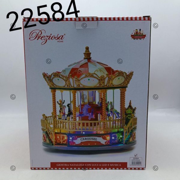 Giostrina Carillon Giostra Natalizia Natale Con Luce Musica E Movimento