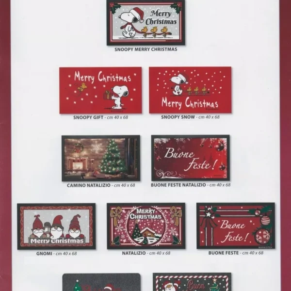 Zerbino Markotex Natalizio Da Ingresso 40×68 Cm In Gomma Riciclata Resistente Zerbino Markotex Natalizio Da Ingresso 40×68 Cm In Gomma Riciclata Resistente