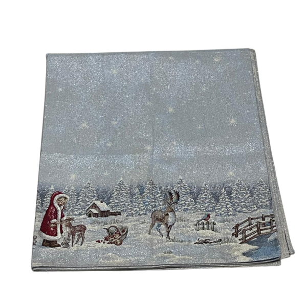 Copritavolo In Gobelin Natalizio Tovaglia Fantasia Natalizia Botticelli Home 12 Posti Copritavolo In Gobelin Natalizio Tovaglia Fantasia Natalizia Botticelli Home 12 Posti