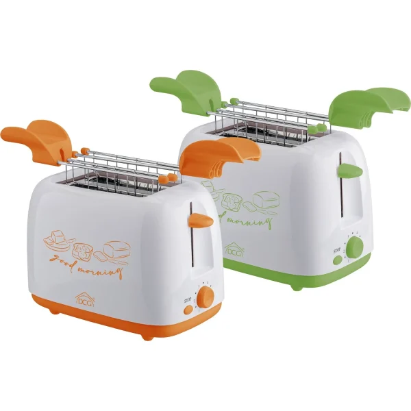 Tostapane Toast Pan Carre’ Pane Tostato 2 Pinze Timer Raccogli Briciole 750W